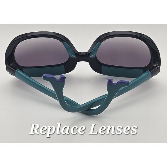 Face a Face Bocca Lova 1 Sunglasses Black Teal Italy 54 23 142 Replace Lenses main image 8